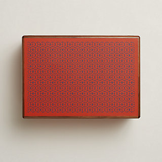 Amalthee H Rond watch and cufflink box, large model | Hermès USA
